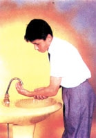 Sol kolu yıkamak